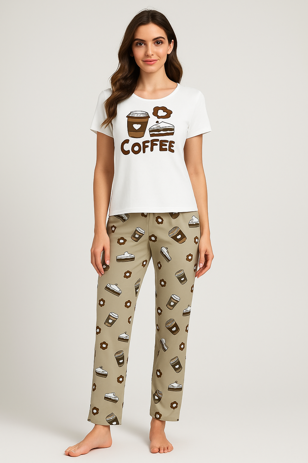 Coffee Break Night Suit