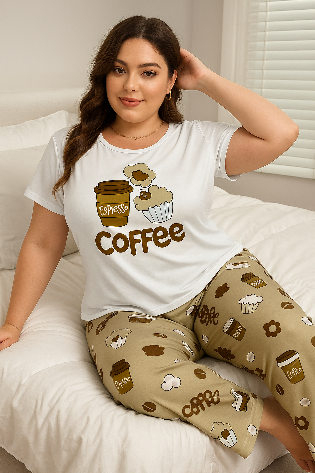 Coffee Break Night Suit