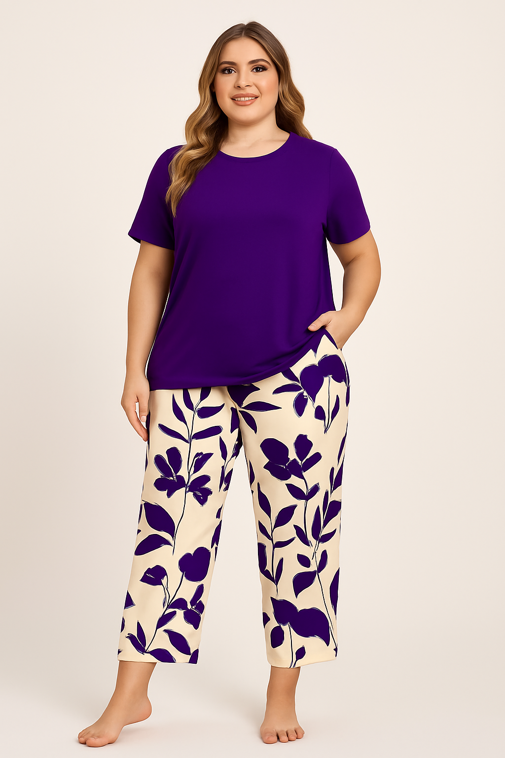Plum Botanica Night Suit