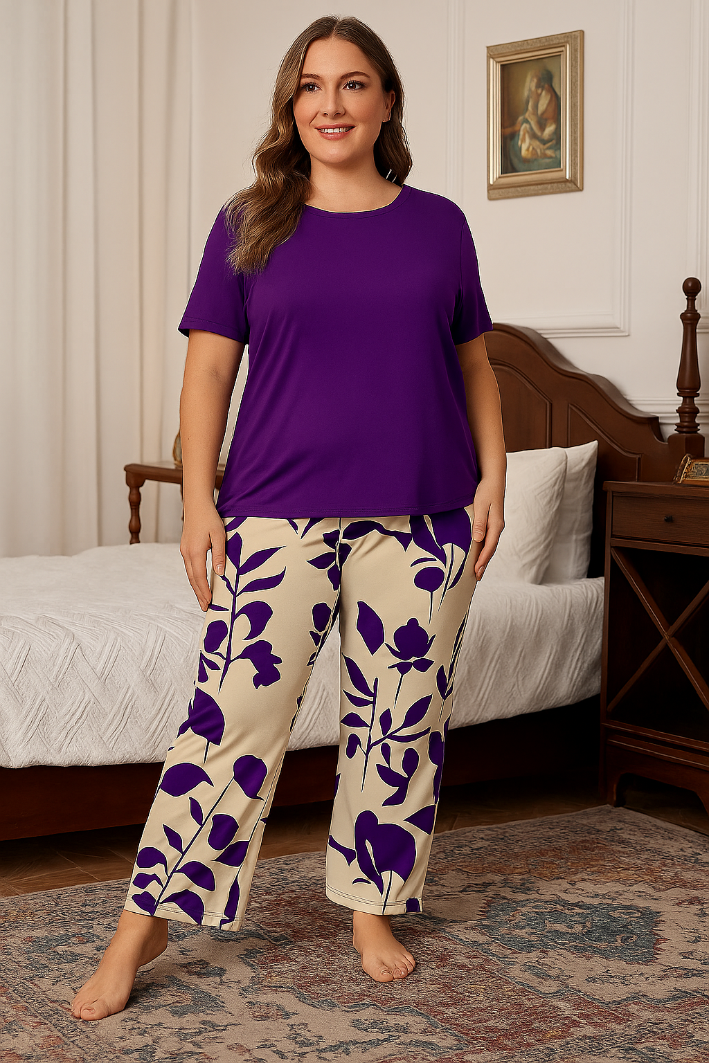 Plum Botanica Night Suit