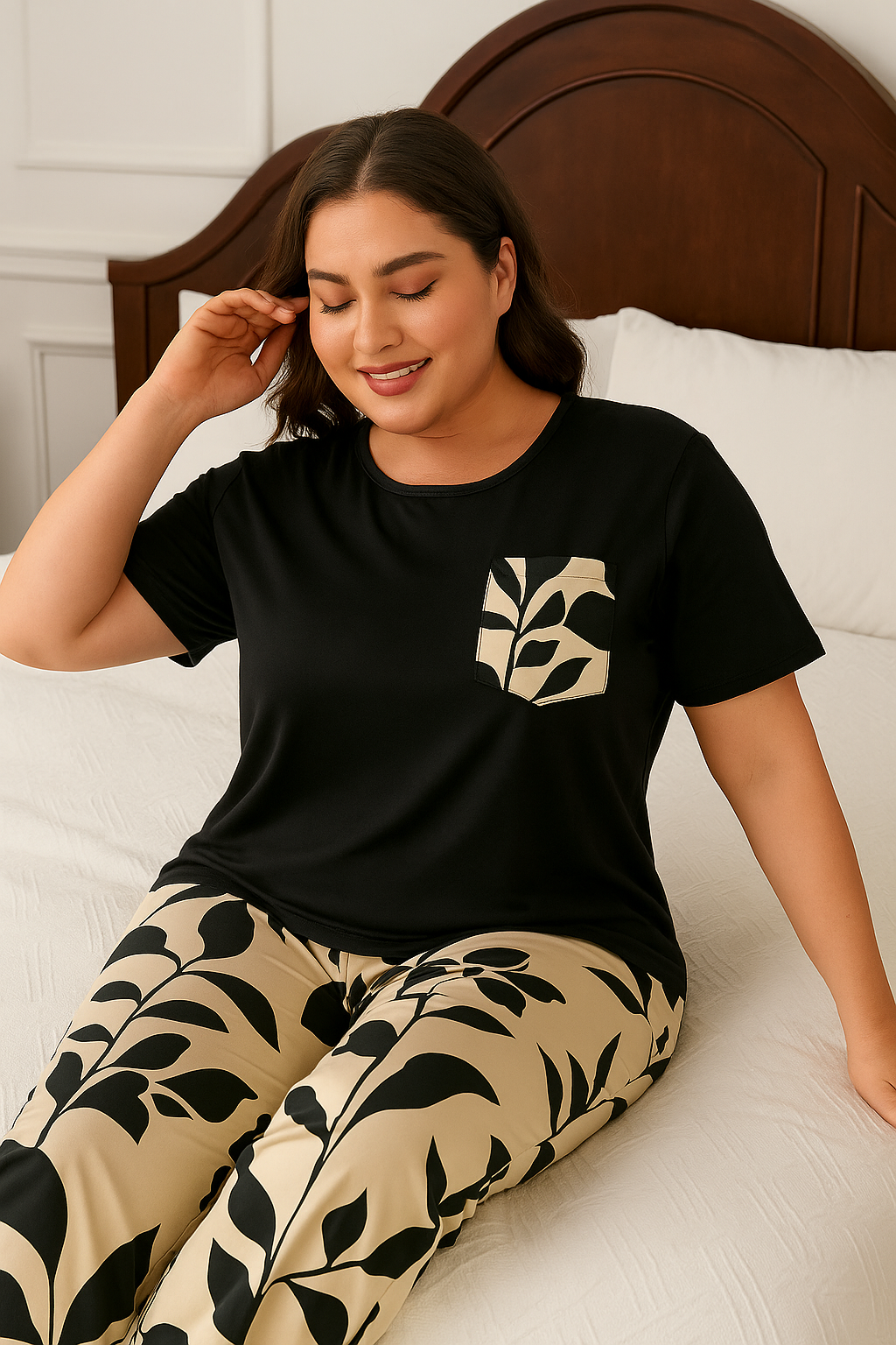 Midnight Botanica Pocket Night Suit