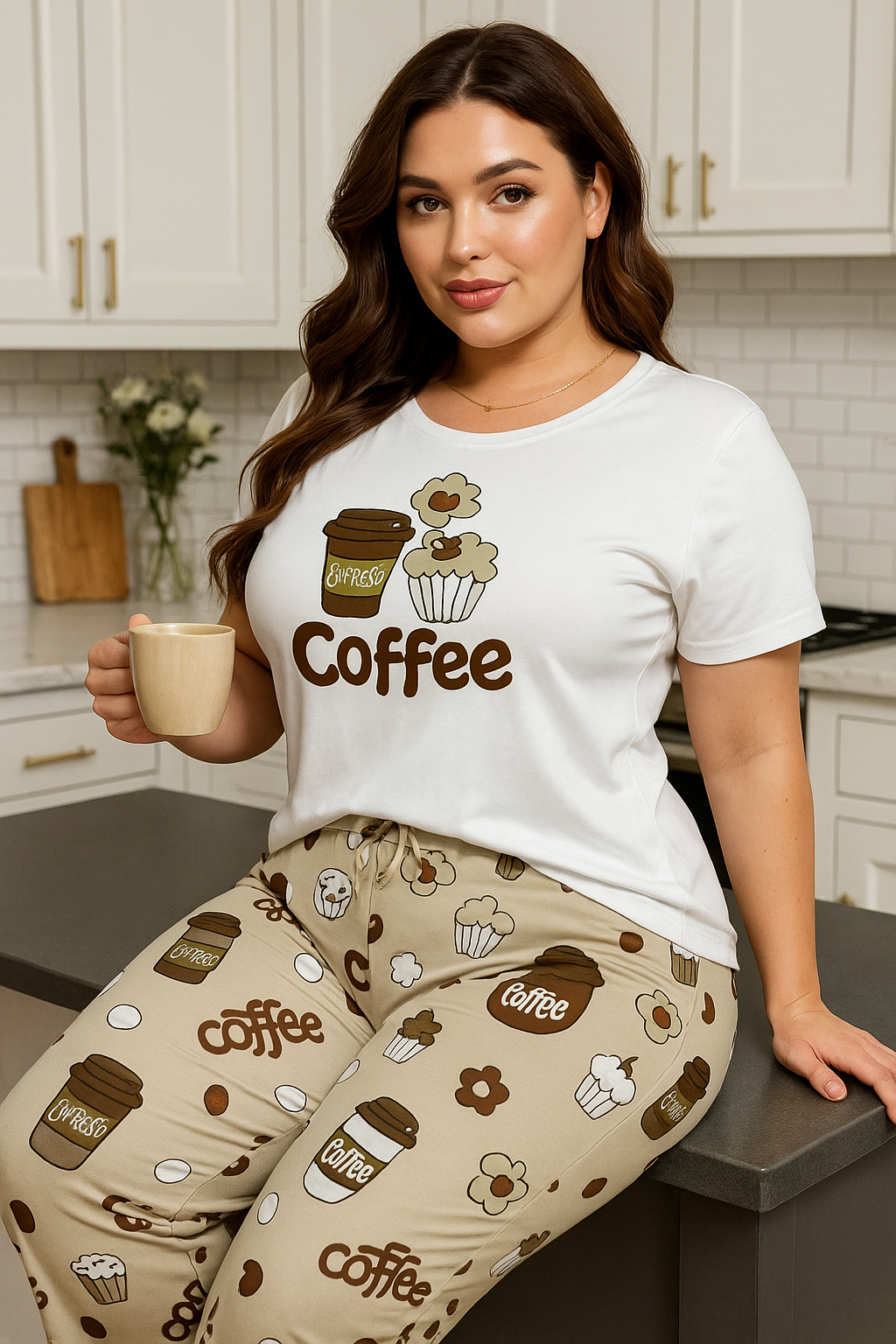 Coffee Break Night Suit