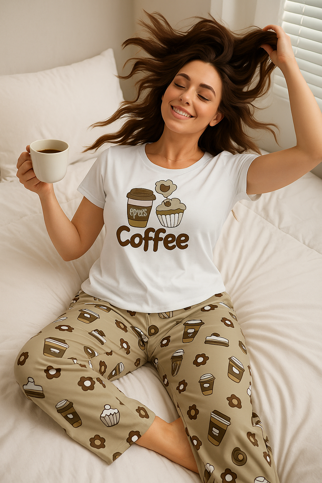 Coffee Break Night Suit