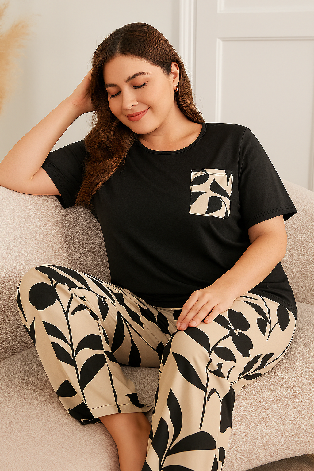 Midnight Botanica Pocket Night Suit